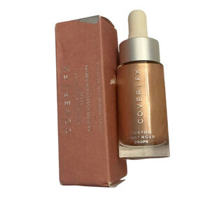 New in box COVER FX Custom Enhancer Drops Rose Gold, 12 mL, bronze pink shimmer